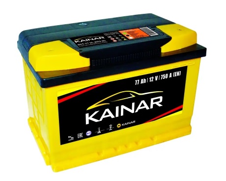 Акумулятор 77Ah-12v KAINAR (278x175x190),R,EN750